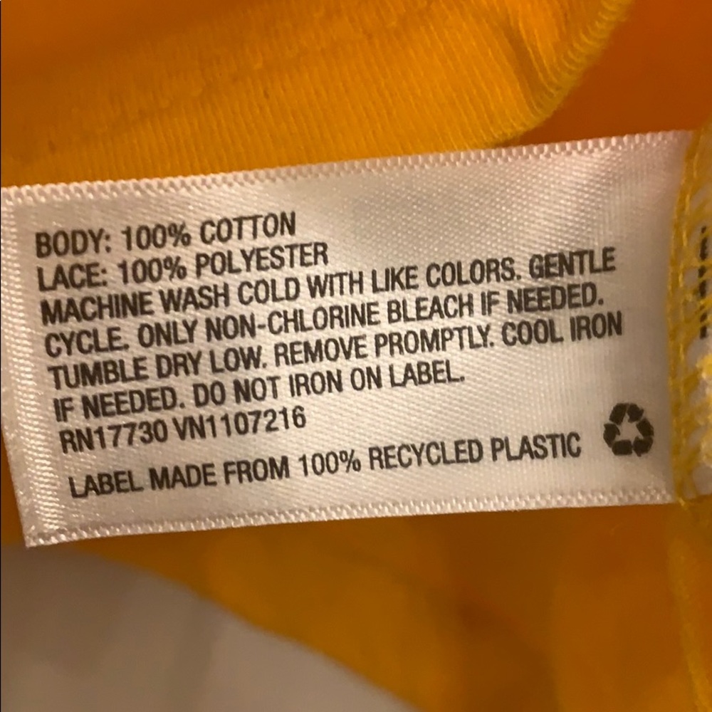 Yellow off the shoulder top - Picture 3 of 8